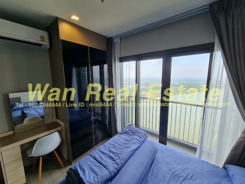 ให้เช่าคอนโดรัตนาธิเบศร์ สนามบินน้ำ พระนั่งเกล้า : ให้เช่า คอนโด politan aqua ชั้น 43 ขนาด 31 ตร.ม. วิวแม่น้ำ ตกแต่งสวย ครบ พร้อมอยู่