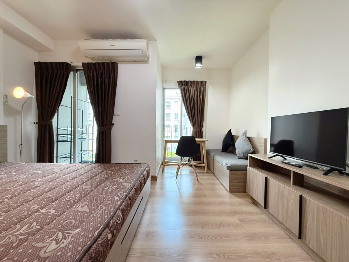 For RentCondoKasetsart, Ratchayothin : Condo for rent Chapter One The Campus Kaset, Chapter One Kaset, near Kasetsart University, Bangkhen, 200 meters, near BTS Sanam Khen Station, 100 meters