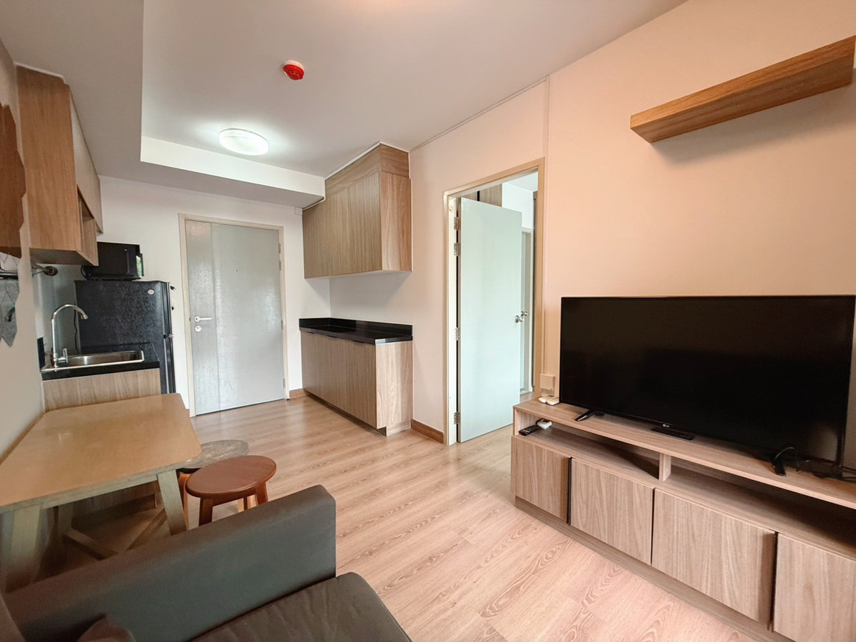 For RentCondoKasetsart, Ratchayothin : Rent a garden view room Condo One The Campus Kaset Chapter One The Campus Kaset near Kasetsart University, Bang Khen 200 meters, near the BTS Skytrain Station, Senanikhom Station, just 100 meters.