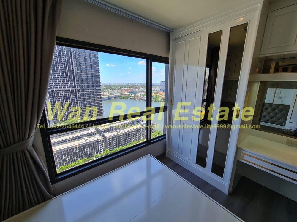 ให้เช่าคอนโดรัตนาธิเบศร์ สนามบินน้ำ พระนั่งเกล้า : ให้เช่าคอนโด politan aqua ชั้น 29 ห้องมุม วิวแม่น้ำ ตกแต่งสวยบิลอินเฟอร์อย่างดี ครบ พร้อมอยู่ 