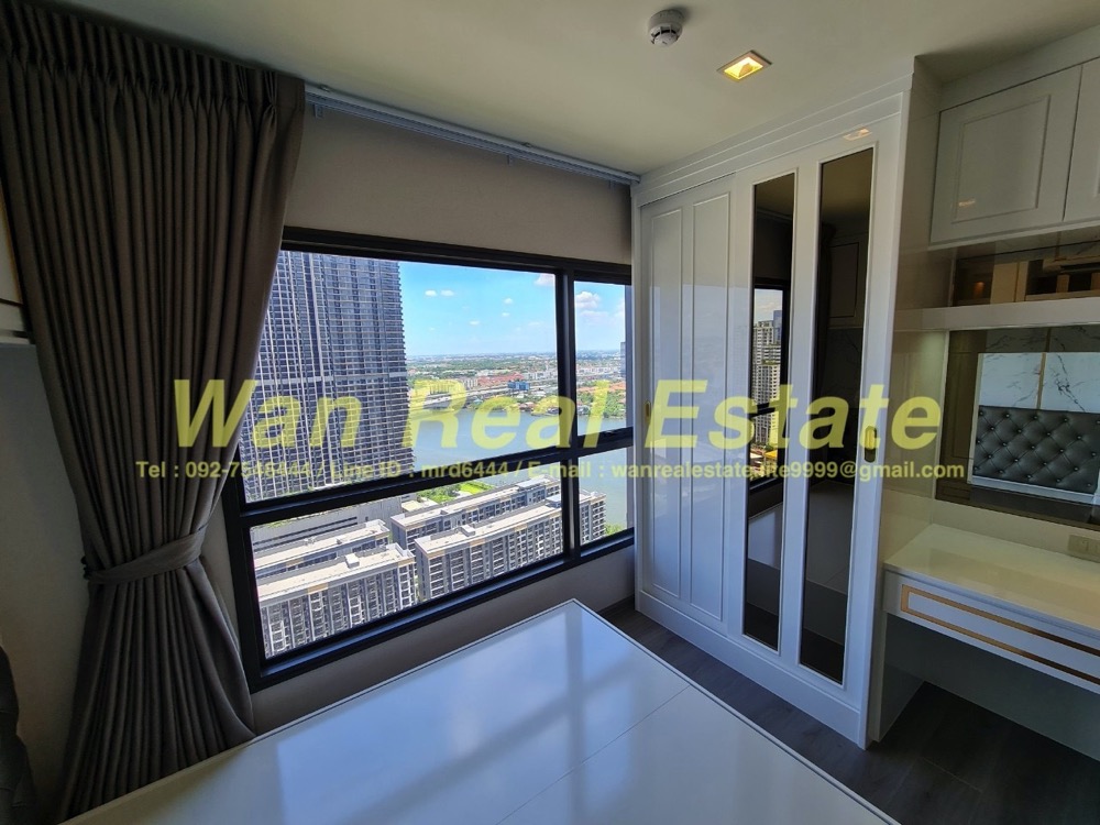 ให้เช่าคอนโดรัตนาธิเบศร์ สนามบินน้ำ พระนั่งเกล้า : ให้เช่าคอนโด politan aqua ชั้น 29 ห้องมุม วิวแม่น้ำ ตกแต่งสวยบิลอินเฟอร์อย่างดี ครบ พร้อมอยู่ 