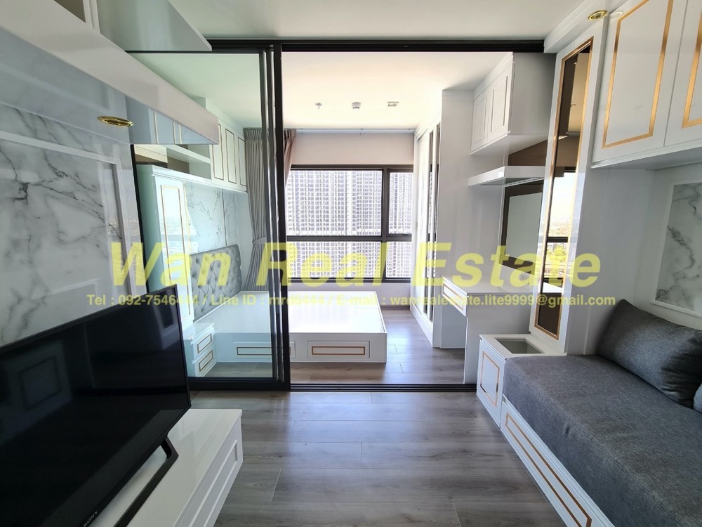 ให้เช่าคอนโดรัตนาธิเบศร์ สนามบินน้ำ พระนั่งเกล้า : ให้เช่าคอนโด politan aqua ชั้น 29 ห้องมุม วิวแม่น้ำ ตกแต่งสวยบิลอินเฟอร์อย่างดี ครบ พร้อมอยู่ 