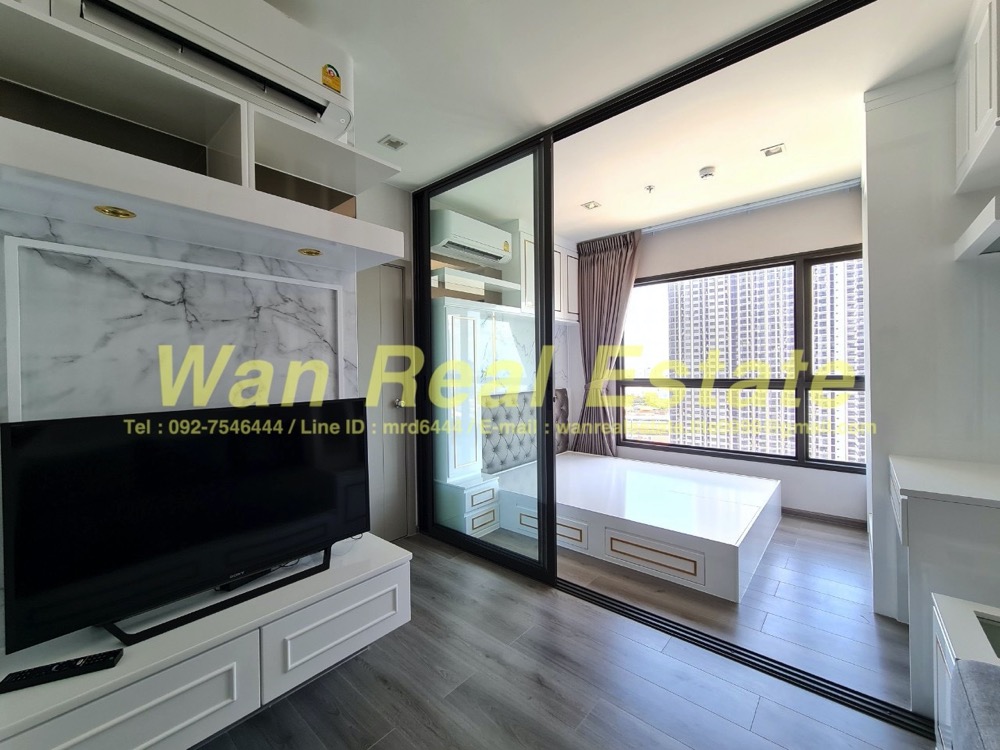 ให้เช่าคอนโดรัตนาธิเบศร์ สนามบินน้ำ พระนั่งเกล้า : ให้เช่าคอนโด politan aqua ชั้น 29 ห้องมุม วิวแม่น้ำ ตกแต่งสวยบิลอินเฟอร์อย่างดี ครบ พร้อมอยู่ 