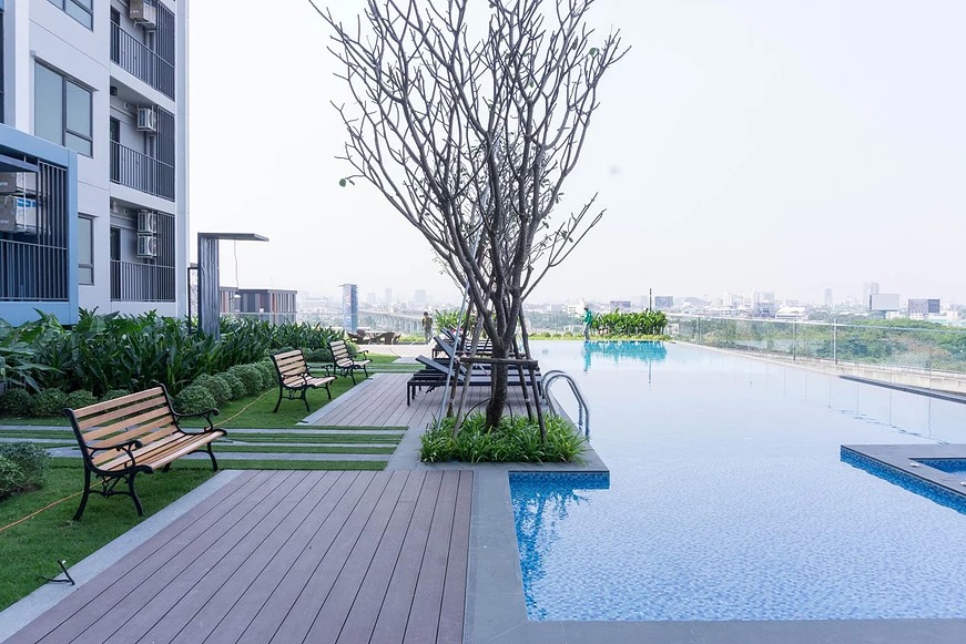 For RentCondoPattanakan, Srinakarin : For rent Rich Park Triple Station 14,500 Baht 26th floor next to ARL Huamak 