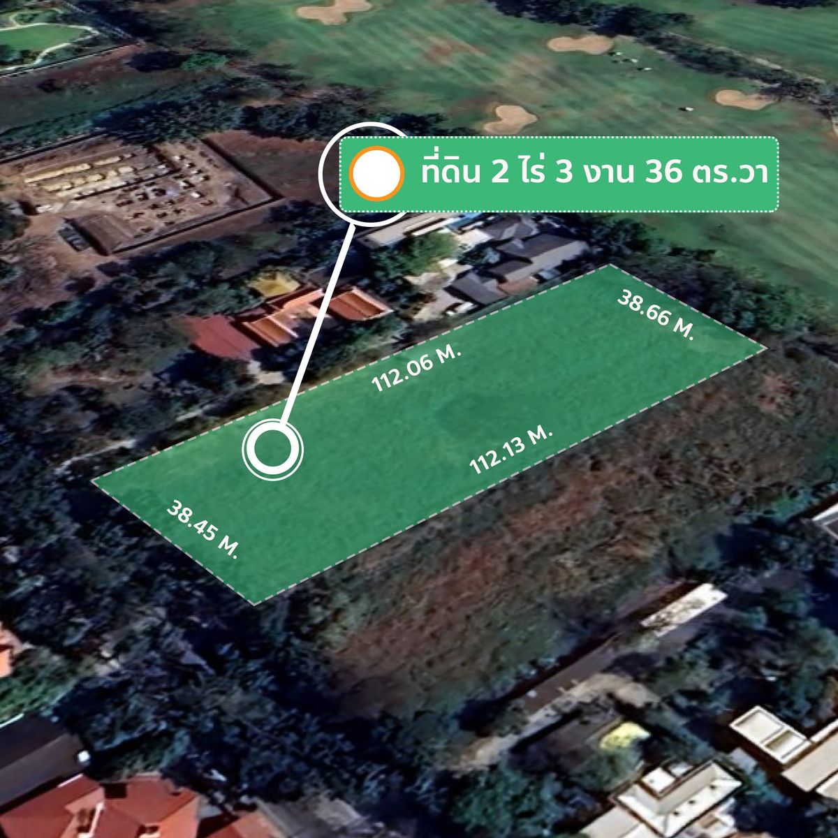 ขายที่ดินเกษตร นวมินทร์ ลาดปลาเค้า : ขายที่ดิน หมู่บ้านนวธานี ด้านหน้าติดถนนเมน ด้านหลังติดสนามกอล์ฟ