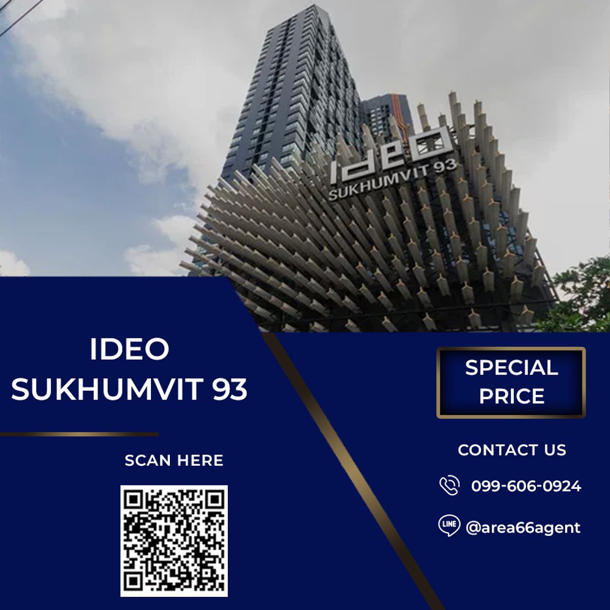 For SaleCondoOnnut, Udomsuk : 🔥 For sale!! Condo Ideo Sukhumvit 93