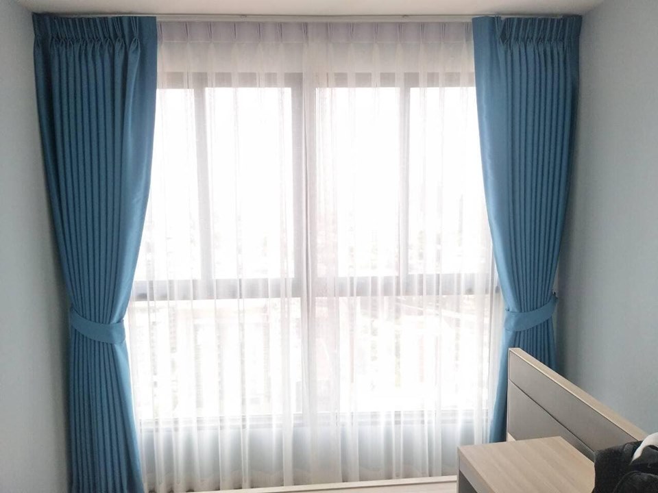 For RentCondoBangna, Bearing, Lasalle : Condo for rent, Ideo O2, high floor, north side, not hot, beautiful view, 12,000 baht