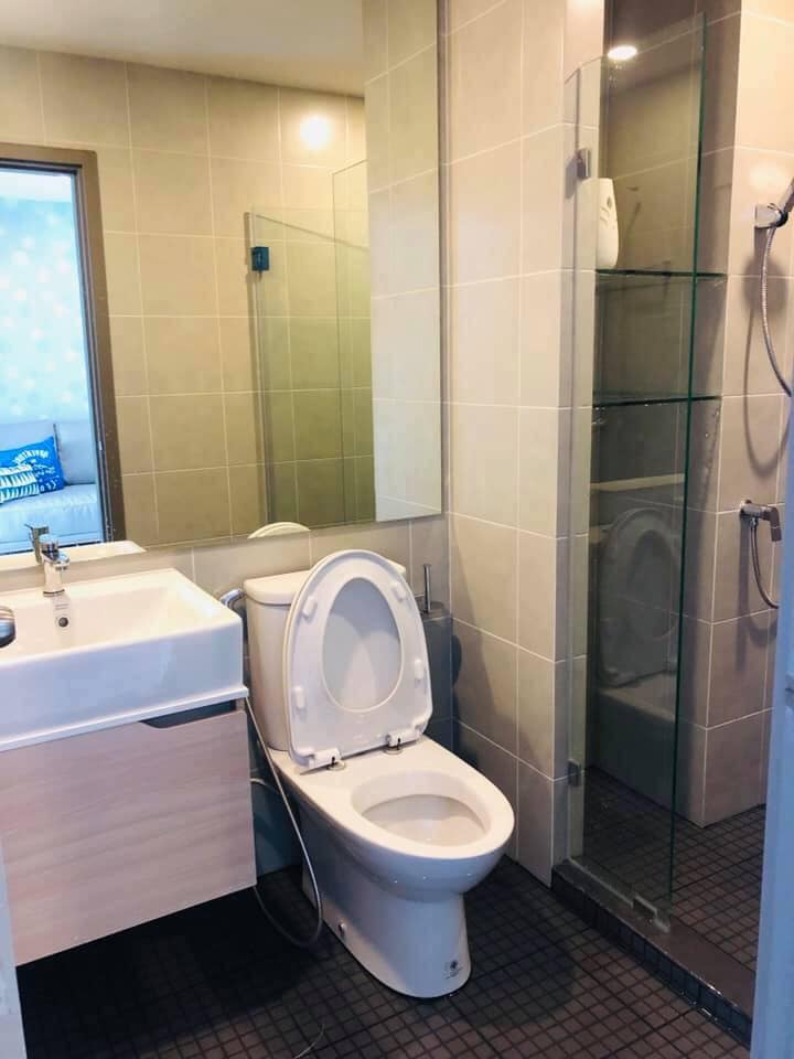 For RentCondoBangna, Bearing, Lasalle : Condo for rent, Ideo O2, high floor, north side, not hot, beautiful view, 12,000 baht