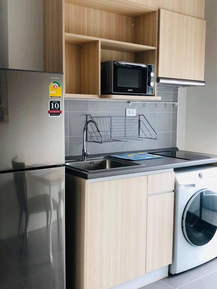 For RentCondoBangna, Bearing, Lasalle : Condo for rent, Ideo O2, high floor, north side, not hot, beautiful view, 12,000 baht