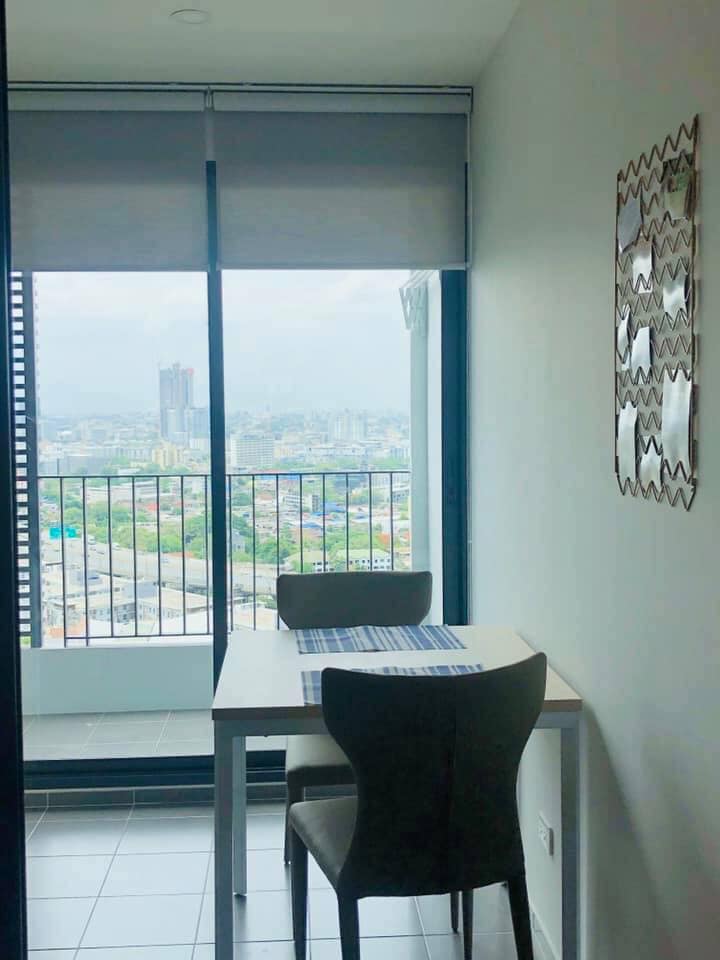 For RentCondoBangna, Bearing, Lasalle : Condo for rent, Ideo O2, high floor, north side, not hot, beautiful view, 12,000 baht