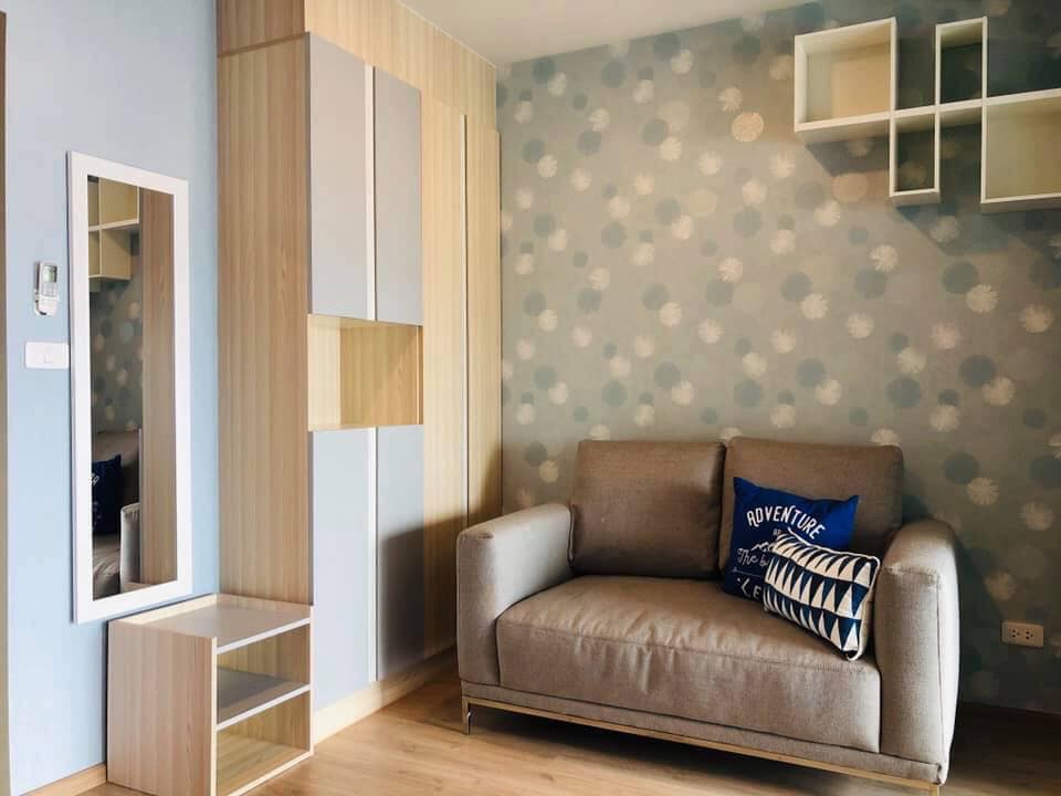 For RentCondoBangna, Bearing, Lasalle : Condo for rent, Ideo O2, high floor, north side, not hot, beautiful view, 12,000 baht