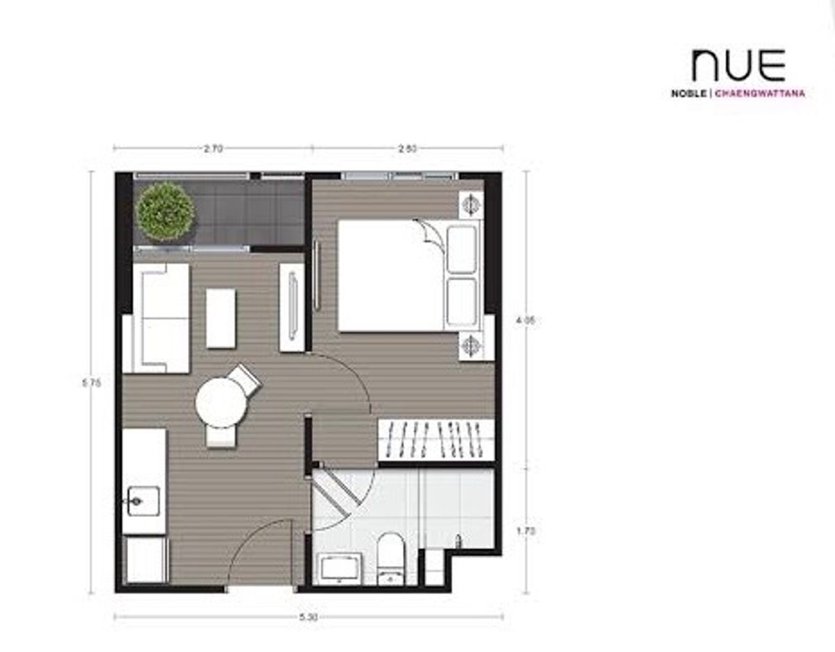 ให้เช่าคอนโดแจ้งวัฒนะ เมืองทอง : 11,000 บาท / ติด รถไฟฟ้า สถานีเมืองทอง พร้อมเข้าอยู่