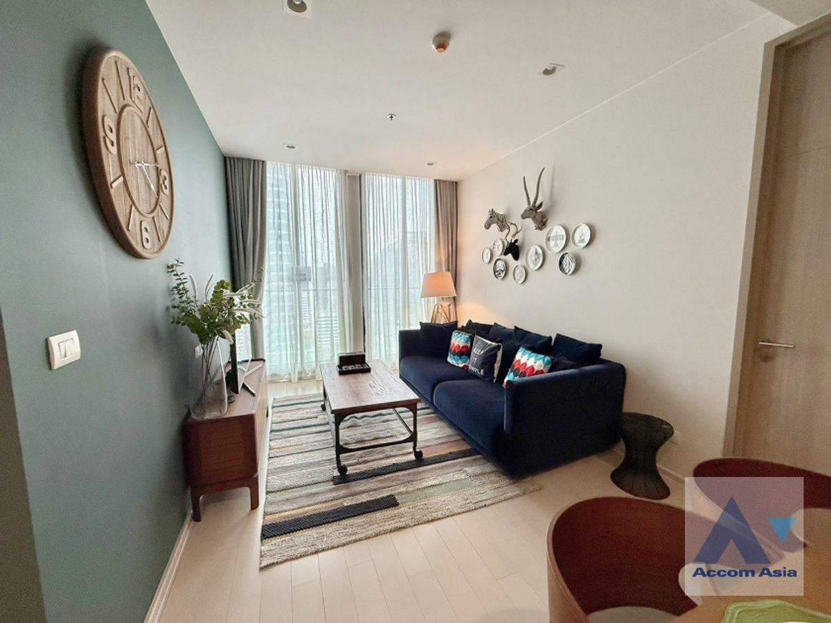 For RentCondoWitthayu, Chidlom, Langsuan, Ploenchit : 🔼 AccomA🔽 2 Bedrooms Condominium for Rent in Ploenchit, Bangkok near BTS Ploenchit at Noble Ploenchit (AA34475)