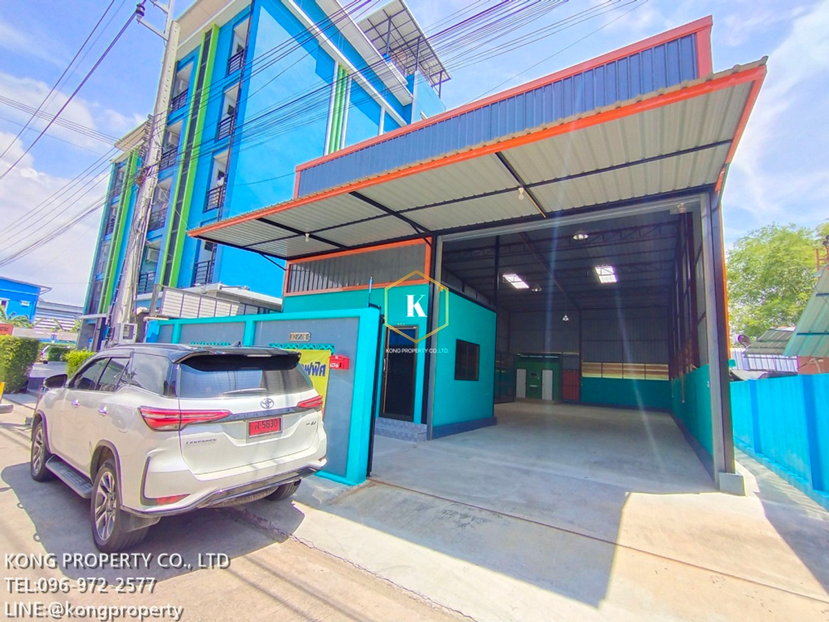 ให้เช่าโกดังนนทบุรี บางใหญ่ บางบัวทอง : ให้เช่าโกดัง ซอยวัดลาดปลาดุก บางบัวทอง นนทบุรี พร้อมออฟฟิศ 236 ตร.ม.