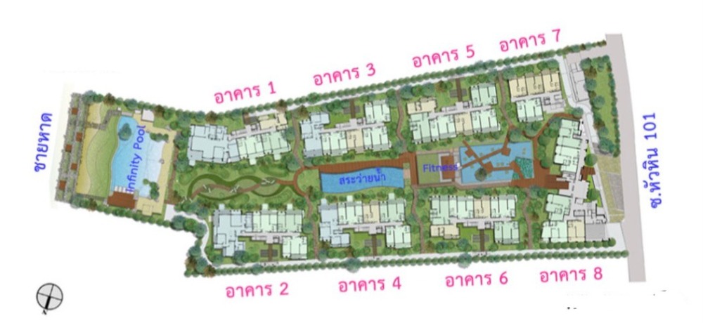 For SaleCondoHuahin, Prachuap Khiri Khan, Pran Buri : 🌊 Sea View Condo in Hua Hin — Fully Furnished, Just Steps from the Beach!