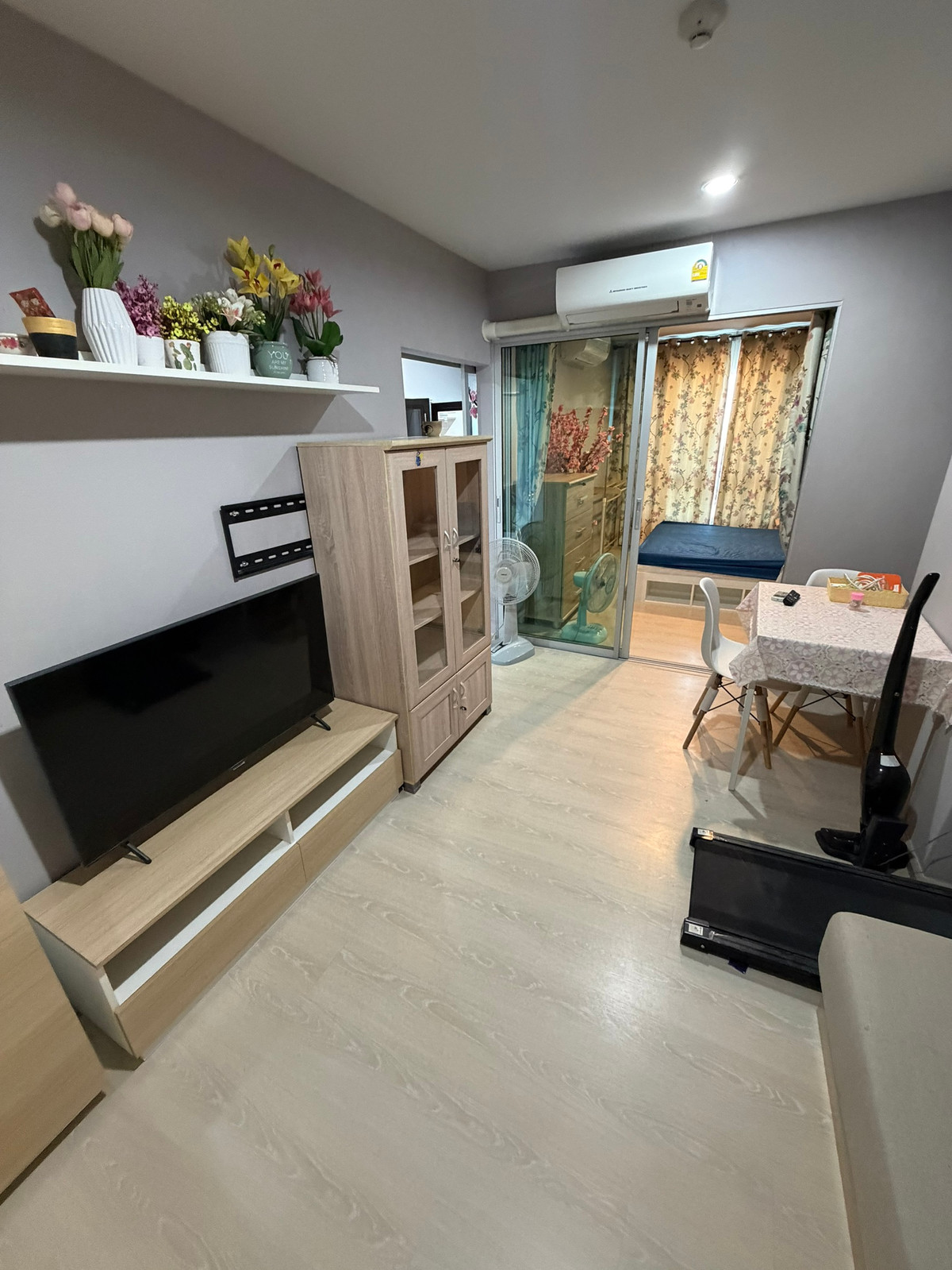 ให้เช่าคอนโดปทุมธานี รังสิต ธรรมศาสตร์ : 🔥Pun #เดอะคิทท์พลัสคูคตปล่อยเช่า  คอนโดสวย ตกแต่งครบ ใกล้รถไฟฟ้าสายสีเขียว สถานนีคูคต