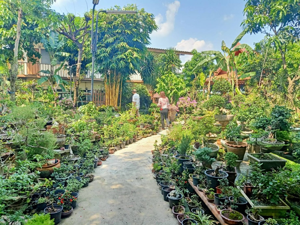 For SaleShop HouseMin Buri, Romklao : Commercial building, 8 booths, 2 floors with steel warehouse, next to Nimit Mai Road