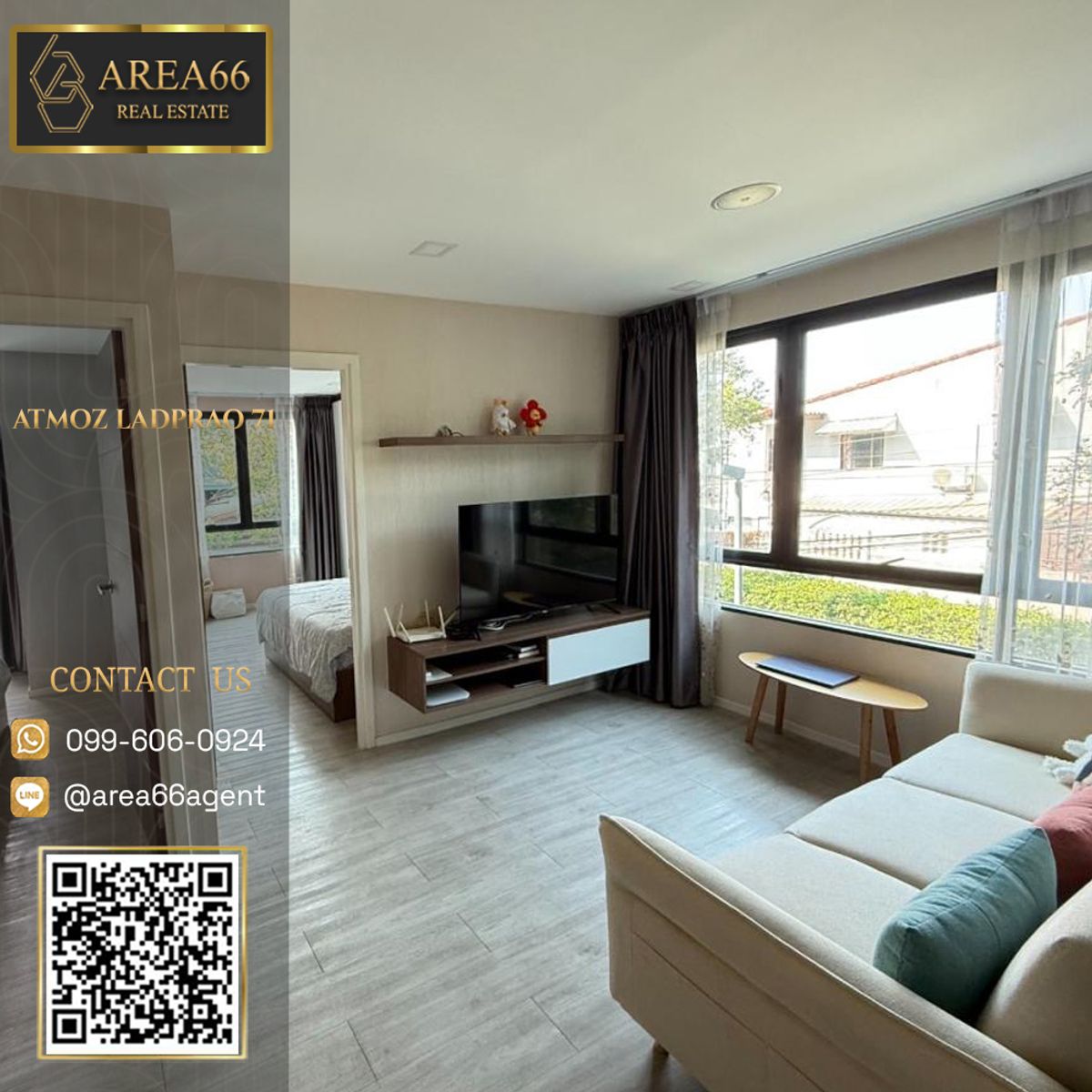 For SaleCondoChokchai 4, Ladprao 71, Ladprao 48, : 🔥 For sale !! Condo atmoz Ladprao 71