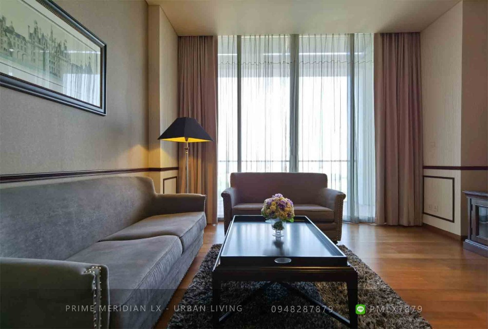 ขายคอนโดสาทร นราธิวาส : The Sukhothai Residences - Luxury 2 Bedrooms / 134 Sqm / Unblocked Views / Beautifully Furnished
