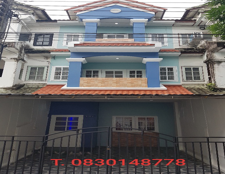 ขายทาวน์โฮมนนทบุรี บางใหญ่ บางบัวทอง : 5ห้องนอนขายหมู่บ้านหงส์ประยูรใกล้ถนนรัตนาธิเบศสถานีรถไฟฟ้าแยกบางพลูเลี้ยวมาทางตลาดบางบัวทอง 3 ชั้น21ตารางวา  