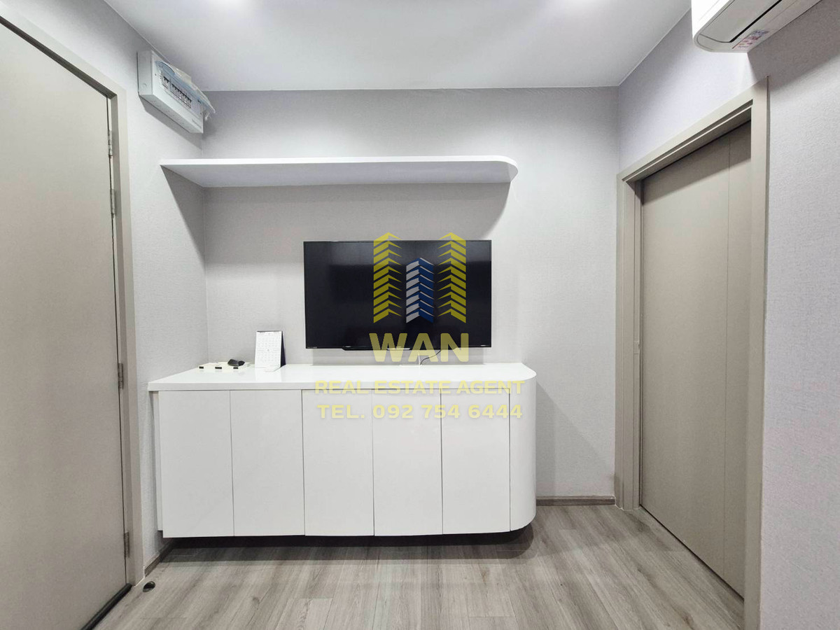 For RentCondoRattanathibet, Sanambinna : Condo for rent, politan aqua, 21st floor, size 30 sq m, river view, beautifully decorated, ready to move in, new room