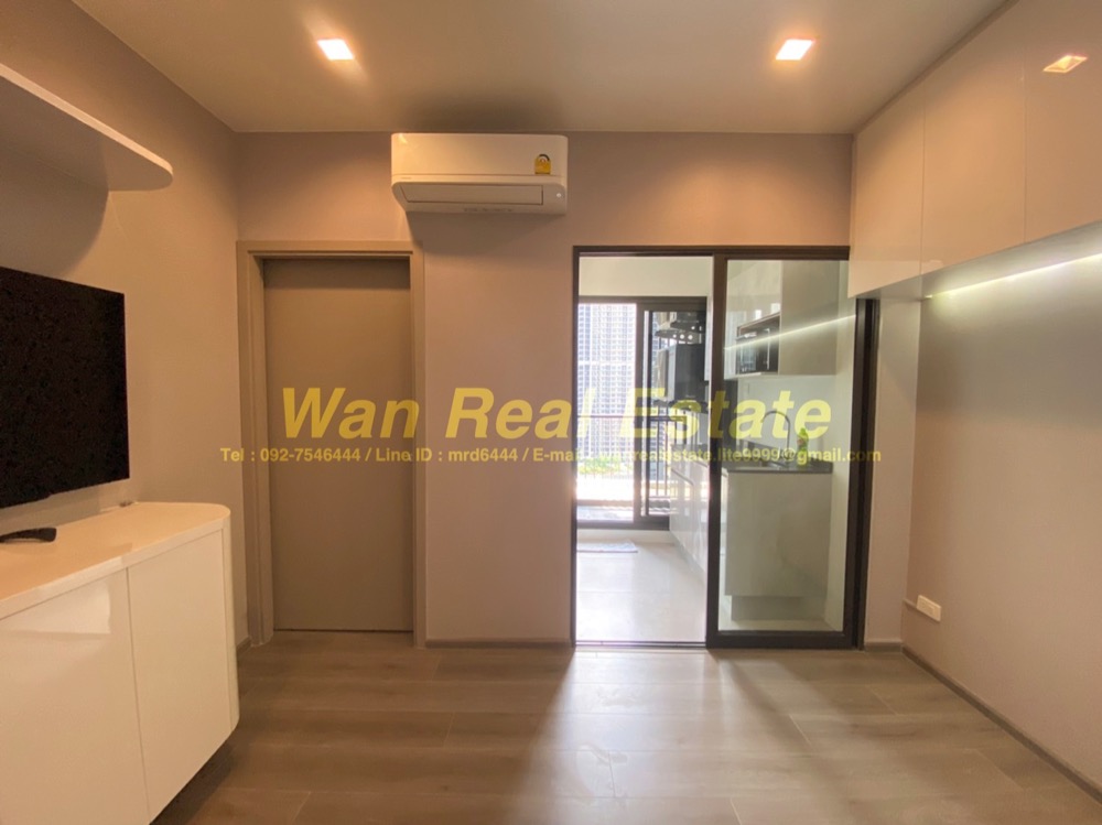 For RentCondoRattanathibet, Sanambinna : Condo for rent, politan aqua, 21st floor, size 30 sq m, river view, beautifully decorated, ready to move in, new room