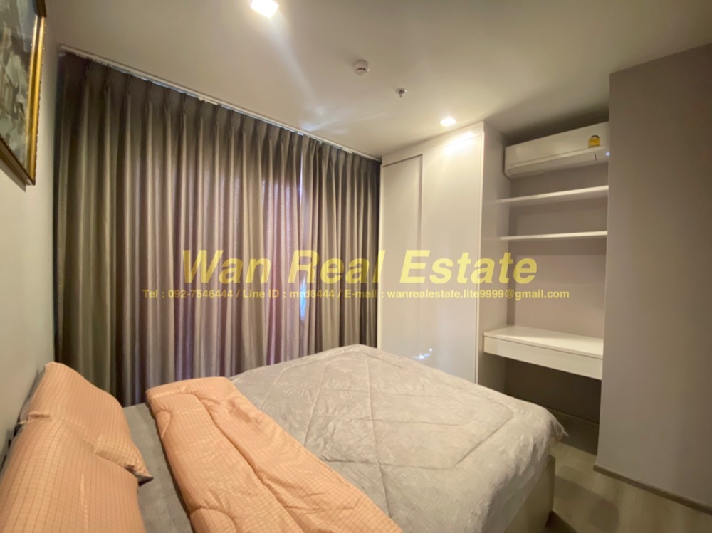 For RentCondoRattanathibet, Sanambinna : Condo for rent, politan aqua, 21st floor, size 30 sq m, river view, beautifully decorated, ready to move in, new room