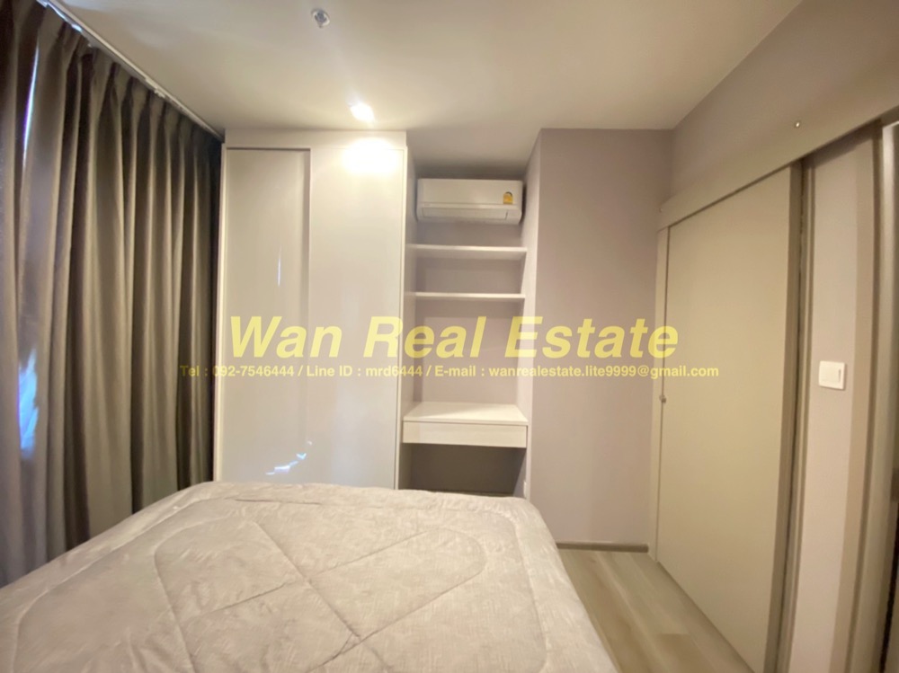 For RentCondoRattanathibet, Sanambinna : Condo for rent, politan aqua, 21st floor, size 30 sq m, river view, beautifully decorated, ready to move in, new room