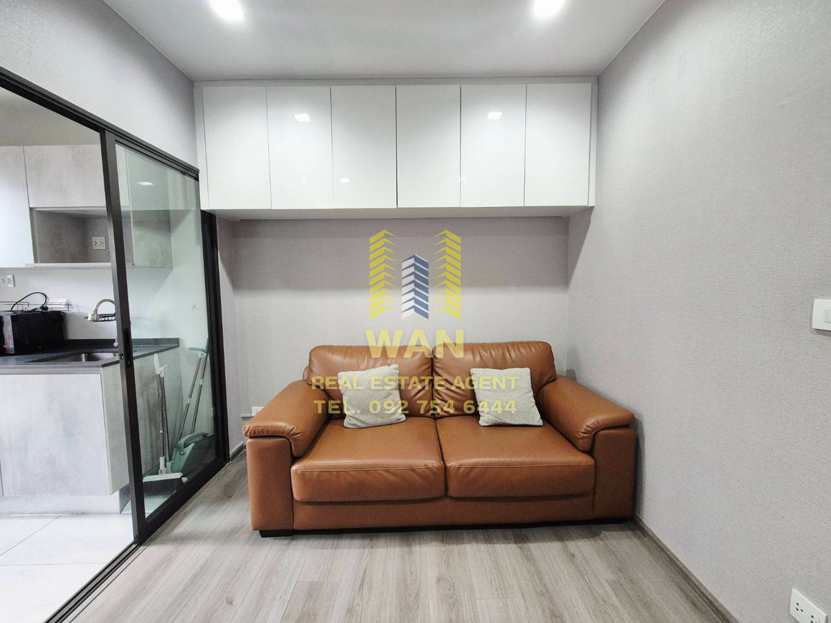 For RentCondoRattanathibet, Sanambinna : Condo for rent, politan aqua, 21st floor, size 30 sq m, river view, beautifully decorated, ready to move in, new room