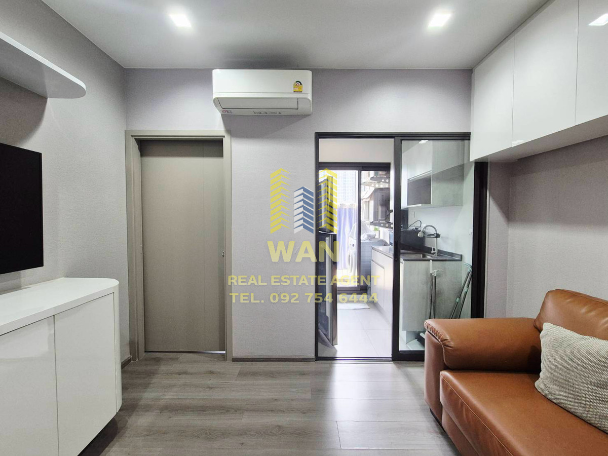 For RentCondoRattanathibet, Sanambinna : Condo for rent, politan aqua, 21st floor, size 30 sq m, river view, beautifully decorated, ready to move in, new room