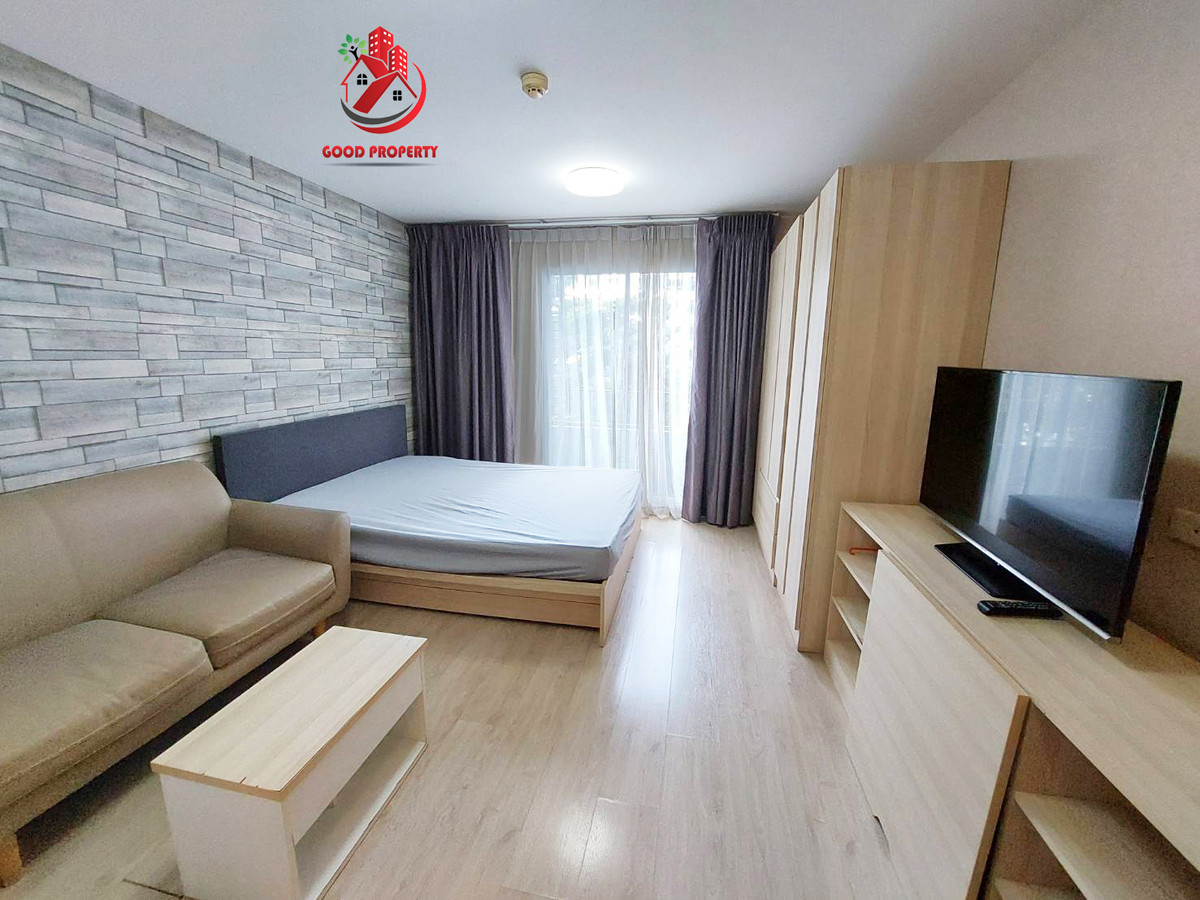 For RentCondoOnnut, Udomsuk : Elio Del Rey, garden view, fully furnished, price 8000 baht, reserve now!!!