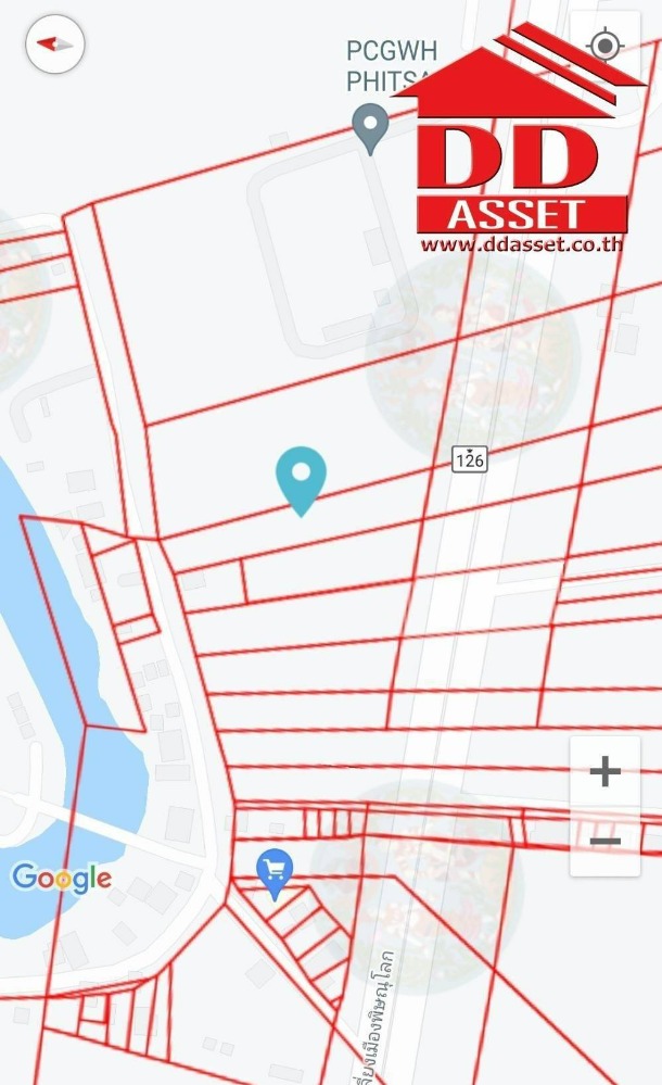 For SaleLandPhitsanulok : Land for sale, Mueang District, Phitsanulok Province, near the airport.