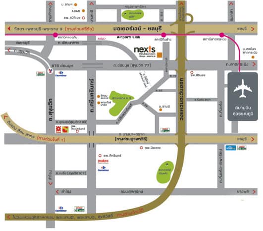 ขายทาวน์โฮมลาดกระบัง สุวรรณภูมิ : 💥ขายด่วนบ้านเดี่ยวพฤกษาทาวน์ เน็กซ์ อ่อนนุช-พระราม 9 /แต่งใหม่พร้อมอยู่💥