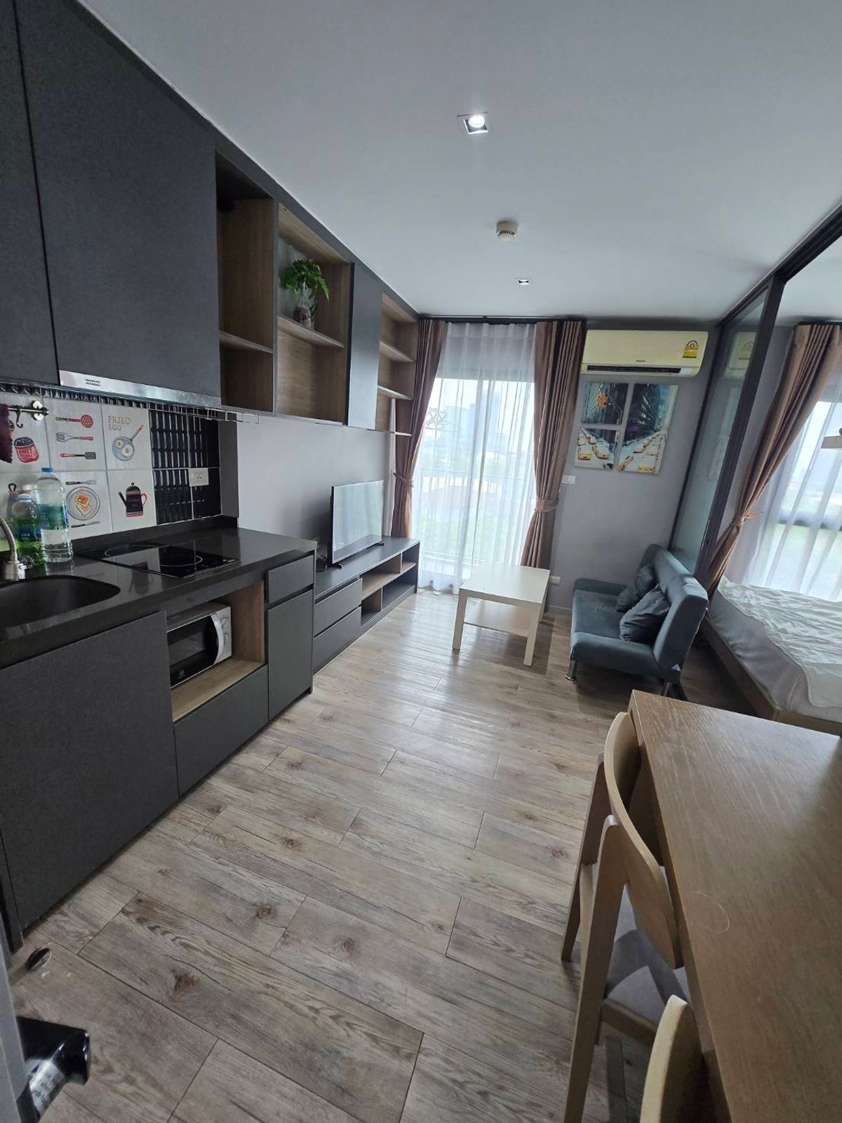 ให้เช่าคอนโดบางนา แบริ่ง ลาซาล : 🍀ให้เช่าคอนโดAspen Condo Lasalle ใกล้BTSบางนา/แบริ่ง 24 ตรม.1 นอน ห้องสวย  มีเครื่องซักผ้าเพียง 7000-