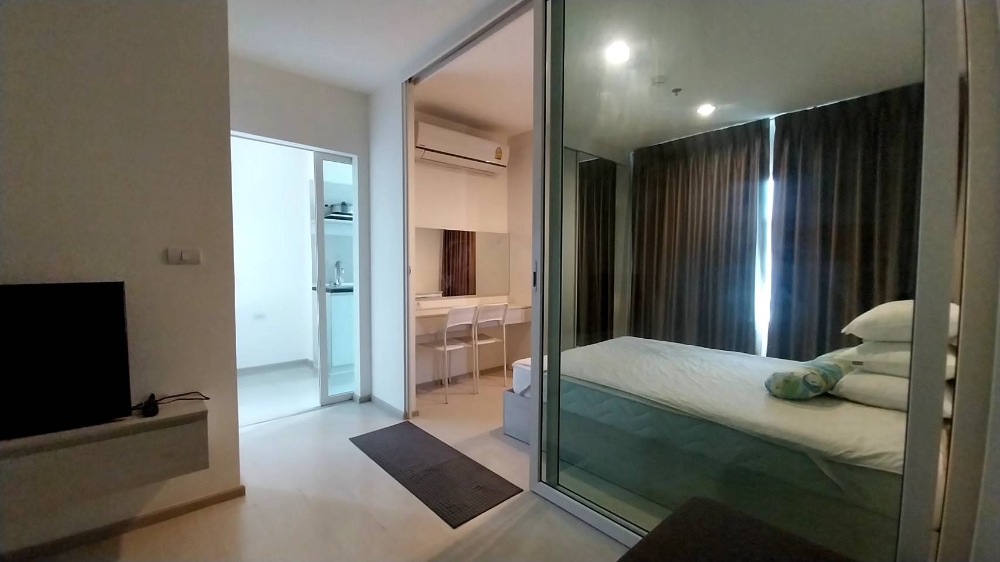 For RentCondoSamut Prakan,Samrong : Aspire Erawan 1 bed 7,500 fully furnished with washing machine