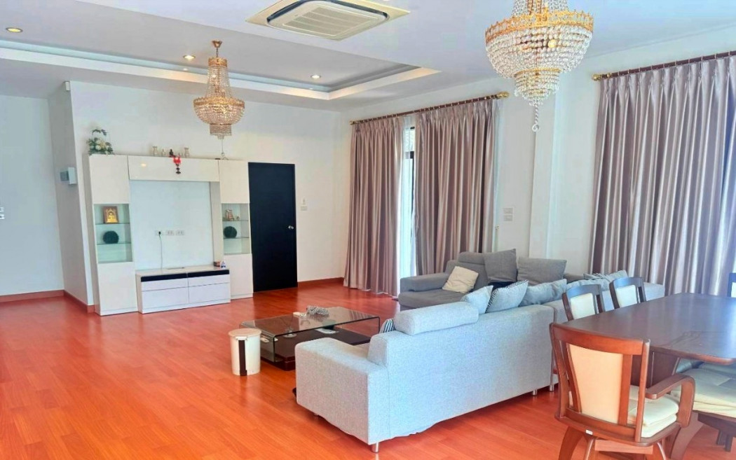 ขายพัทยา บางแสน ชลบุรี สัตหีบ : 🔥ซื้อบ้านแถมทอง5บาท!🔥ขาย บ้านเดี่ยว Pool Villa หมู่บ้านแสนมณี สัตหีบ ชลบุรี 150 ตรม 162 ตรว Single storey furnished house for SALE