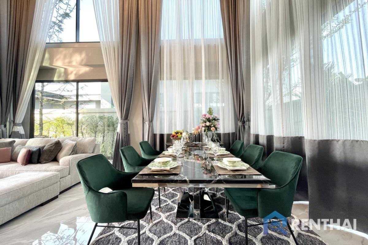 For SaleHousePattaya, Bangsaen, Chonburi : Beautiful detached house in Huay Yai - Pattaya