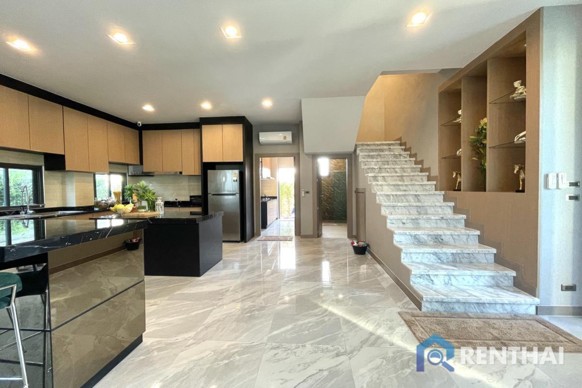 For SaleHousePattaya, Bangsaen, Chonburi : Beautiful detached house in Huay Yai - Pattaya