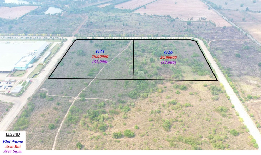 ขายที่ดินปราจีนบุรี : ขายที่ดินแปลงสวย ในนิคมอุตสาหกรรมไฮเทค กบินทร์บุรี
