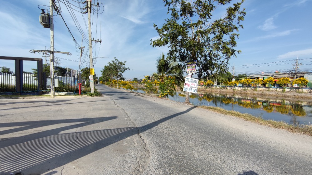 ขายที่ดินปทุมธานี รังสิต ธรรมศาสตร์ : ขาย ที่ดิน คลอง 2 ปทุมธานี 6 ไร่ ถมแล้ว ใกล้หมู่บ้านจัดสรร ห่าง ถ.รังสิต-นครนายก เพียง 6 กม.