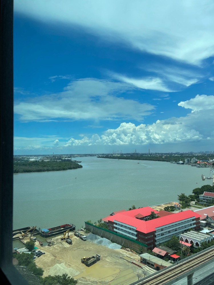 ให้เช่าคอนโดสมุทรปราการ สำโรง : ให้เช่า คอนโด วิวแม่น้ำ ติดBTS โรงเรียนนายเรือ 1ห้องนอน  8000บาท/เดือน  0961928323 นิวเยียร์