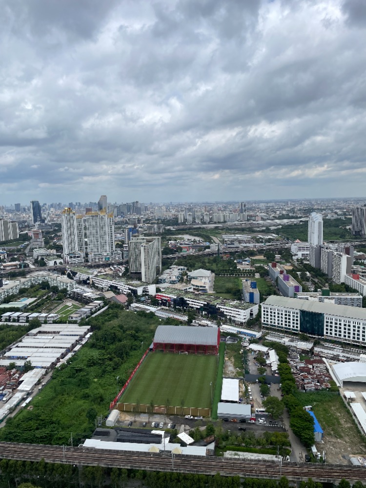For SaleCondoRama9, Petchburi, RCA : Condo for sale, Cloud Thonglor-Phetchaburi, 47th floor, usable area 54.34 sq m, 2 bedrooms, 2 bathrooms, convenient travel, next to New Phetchaburi Road, connected to CBD Asoke and New CBD Rama 9, near MRT Phetchaburi, BTS Phrom Phong. , and Si Rat Expres