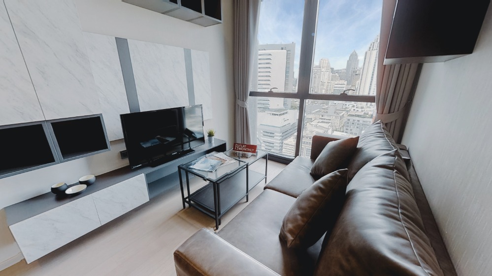 ให้เช่าคอนโดสุขุมวิท อโศก ทองหล่อ : Modern! 1BR @ Ashton Asoke by Nestcovery Realty
