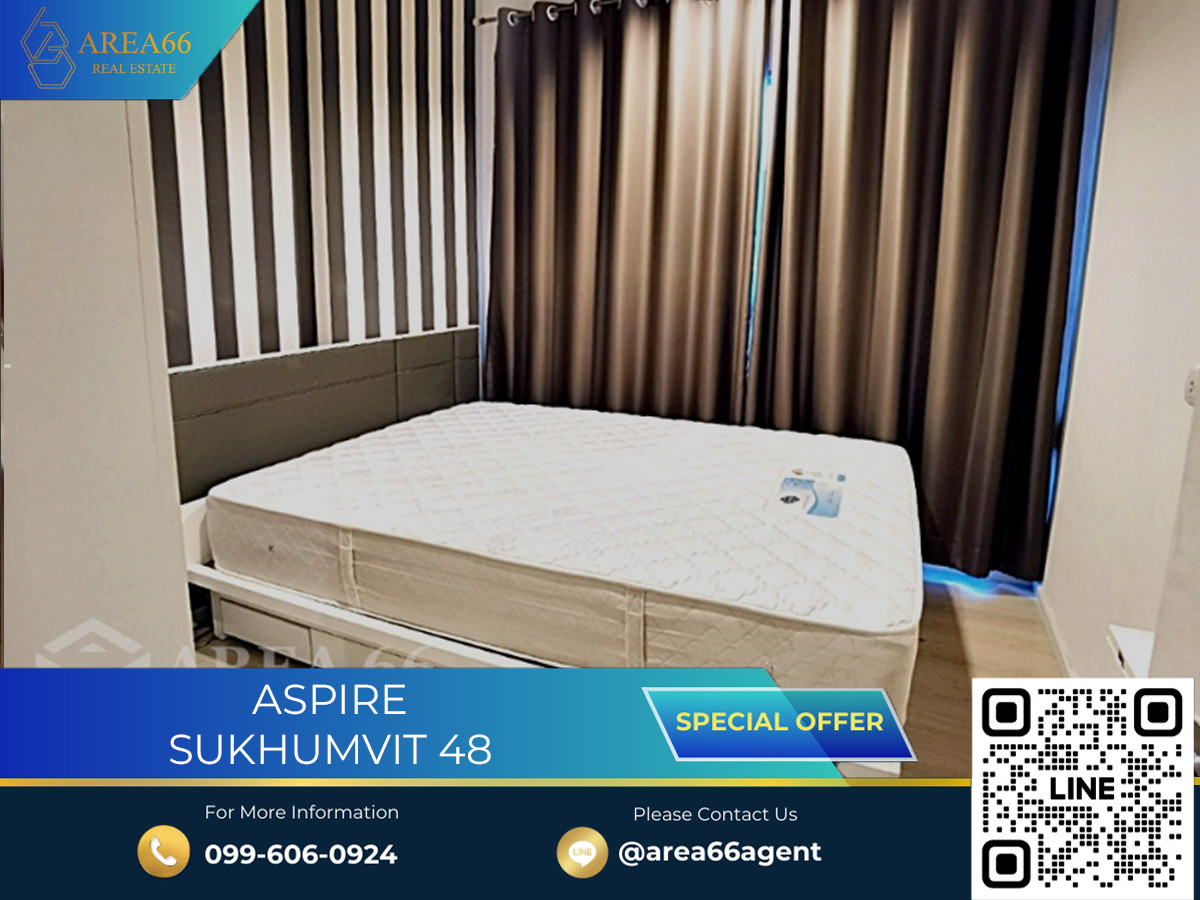 For SaleCondoOnnut, Udomsuk : For Sale Aspire Sukhumvit 48 Nearby BTS Phra Khanong