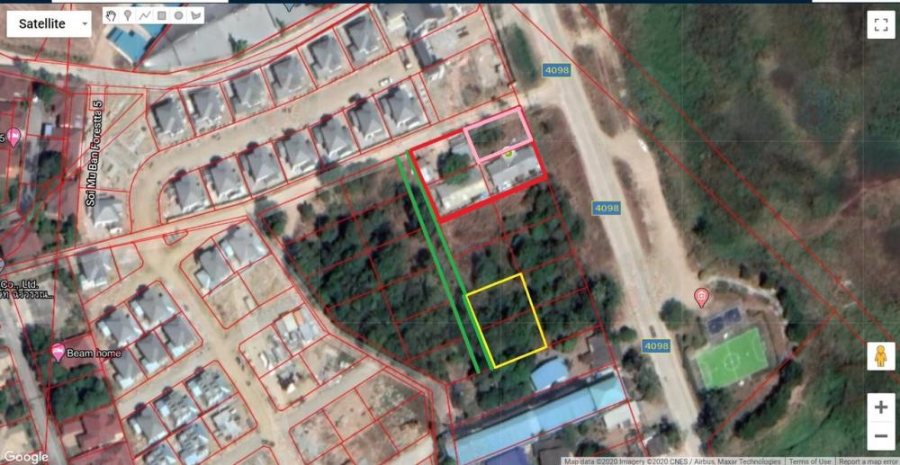 For RentLandSriracha Laem Chabang Ban Bueng : Land for Rent Next to Nong Kho Reservoir Sriracha