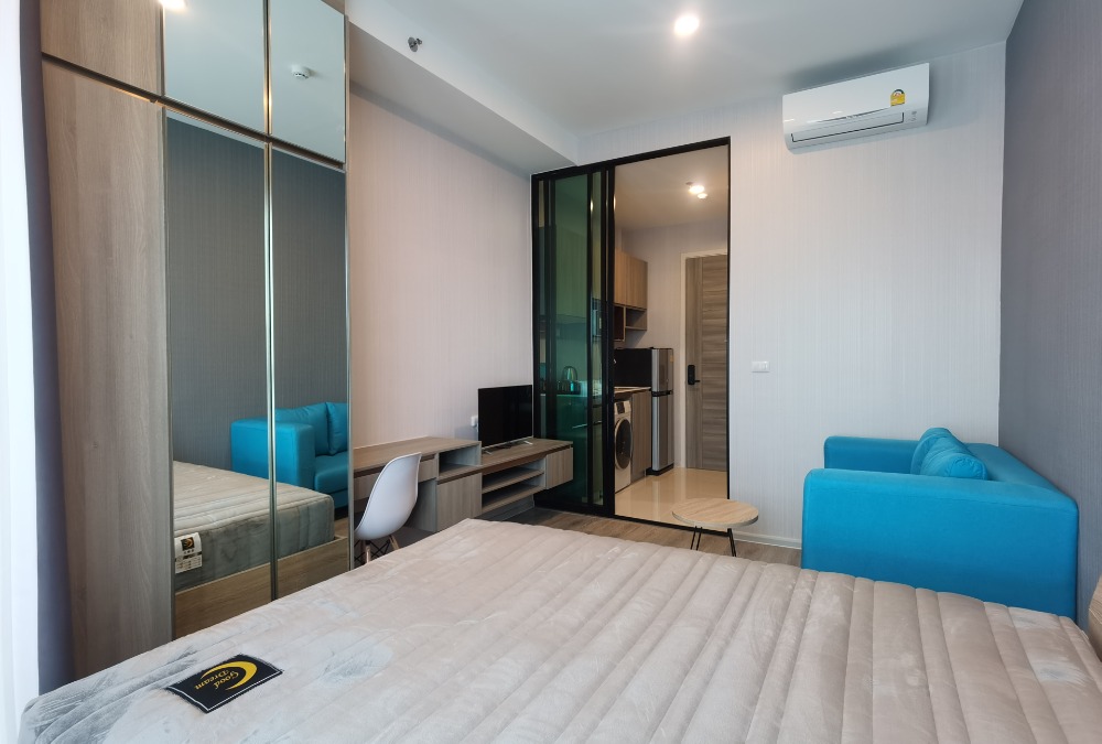 ให้เช่าคอนโดรามคำแหง หัวหมาก : KBR131  ไนท์บริดจ์ รามคำแหง, ชั้น 17 ห้องแต่งครบ 9,500 บาท 081-904-4692