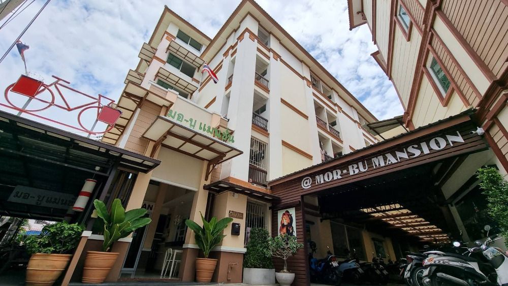 For SaleHotel&Apartment BusinessPattaya, Bangsaen, Chonburi : Apartment for sale, Mor-Boo Mansion, Bangsaen, 5-storey apartment (2 buildings / 5 floors per building), total area 276 sq m, behind Burapha University, Bangsaen.