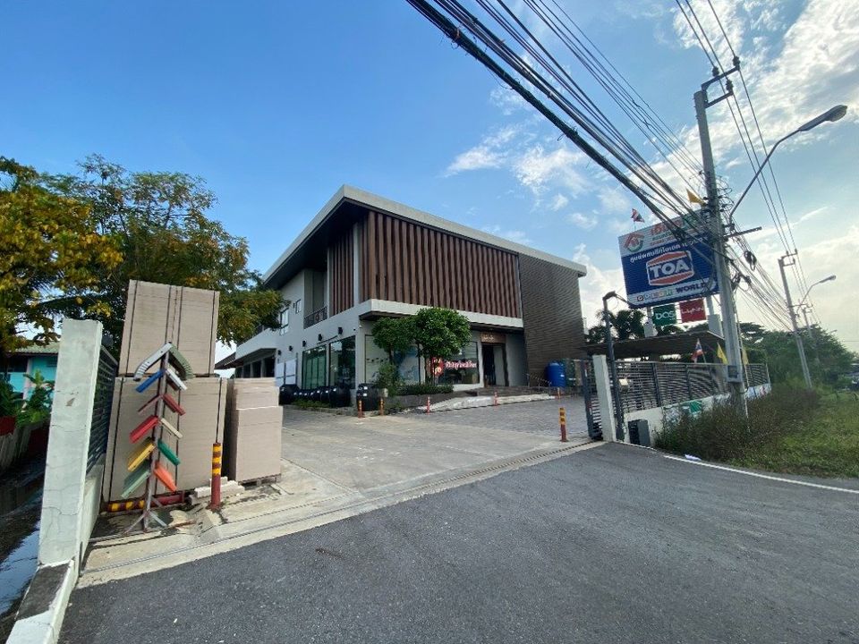 For RentOfficeMin Buri, Romklao : Office for rent, warehouse, Pracha Ruam Chai, Khlong Sam Wa Line: @bird888
