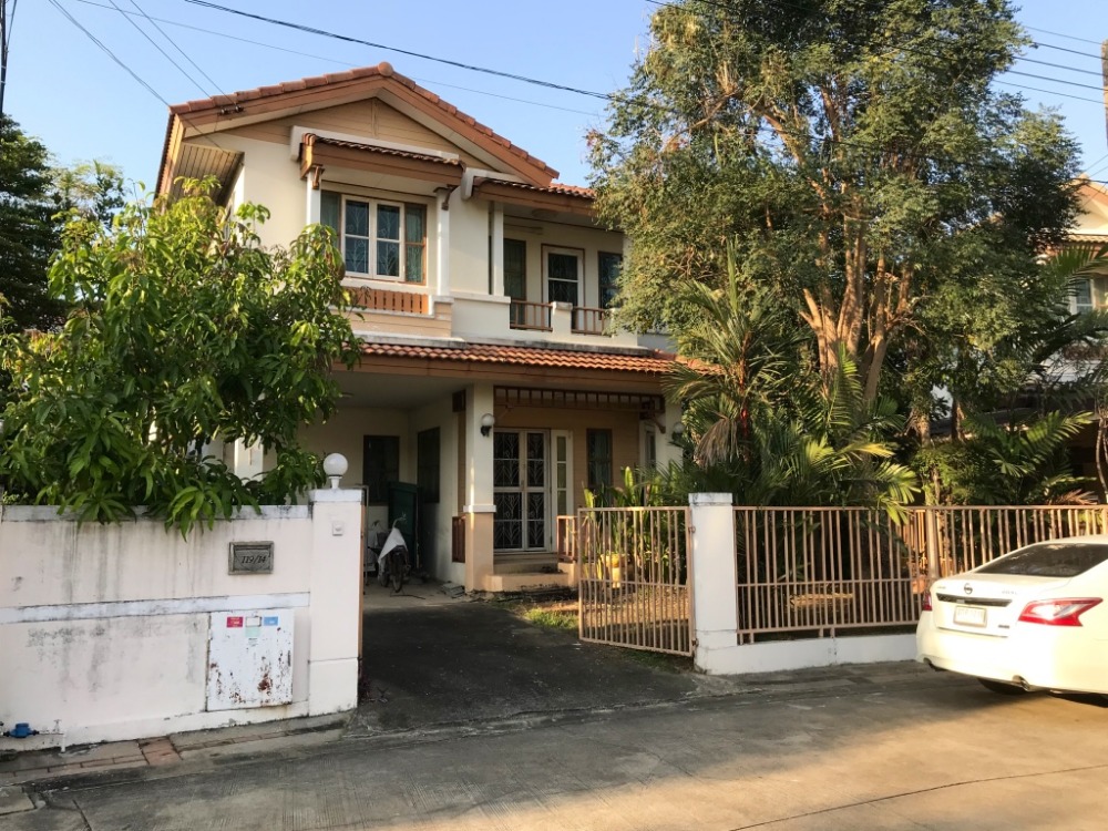 ขายบ้านปทุมธานี รังสิต ธรรมศาสตร์ : บ้านเดี่ยวชัยพฤกษ์ 1 ติดถนน 345 อยู่ต้นโครงการ 69 ตรว. สภาพดีพร้อมเข้าอยู่