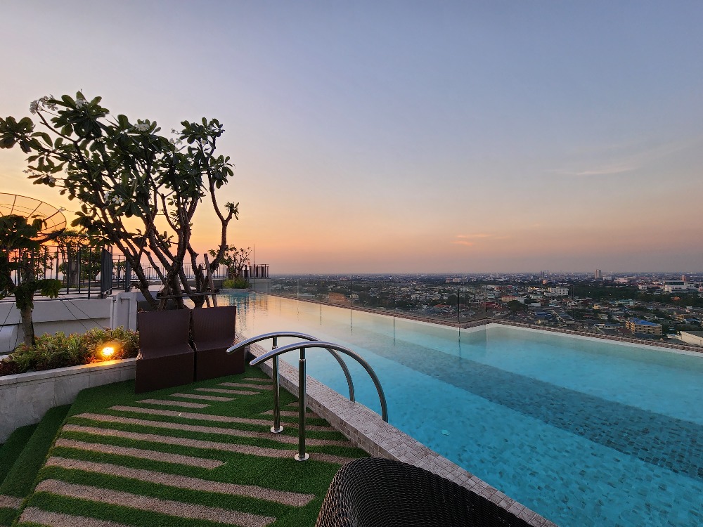 ให้เช่าคอนโดปิ่นเกล้า จรัญสนิทวงศ์ : สถานะตามภาพปกเลยครับผม **ห้องว่างครับผม แบบ1นอนที่กว้างที่สุด**ให้เช่าThe tree จรัญ30 **อาคาร B ห้องหายาก** ส่วนกลางหรู !!มีเครื่องซักผ้า SN494.3